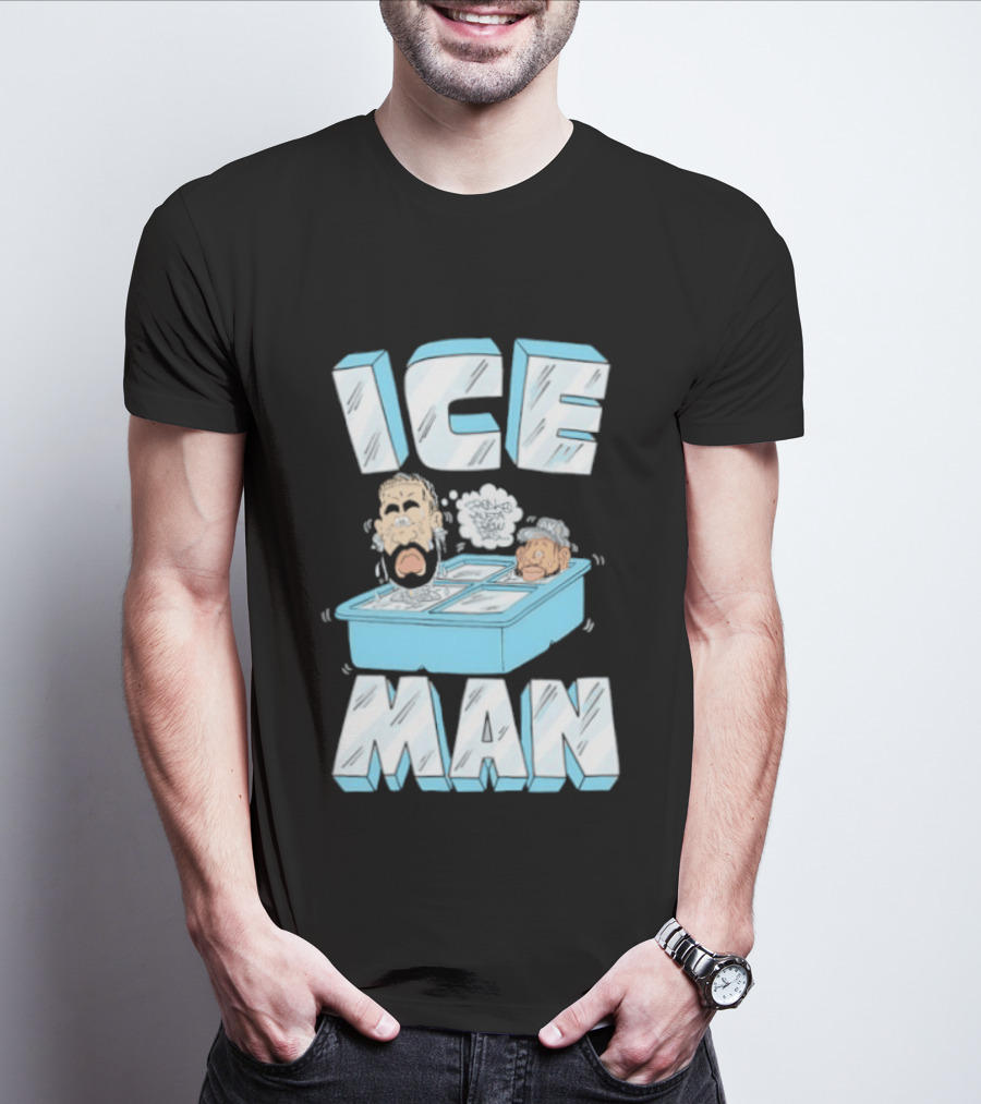 Iceman Fronko Musta Drew Diss Caricature Drake T-Shirt
