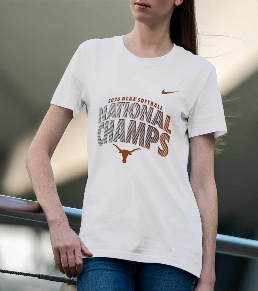 2026 NCAA Softball National Champs Texas Longhorns T-Shirt