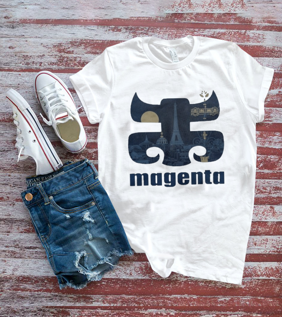 Magenta Skateboards Magenpath Ipath Eiffel Tower Paris Collab T-Shirt