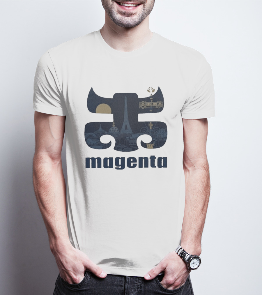 Magenta Skateboards Magenpath Ipath Eiffel Tower Paris Collab T-Shirt