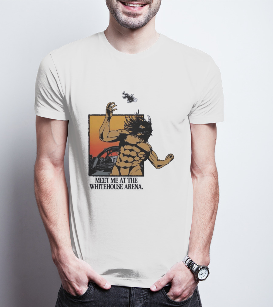 Meet Me At The Whitehouse Arena Attack On Titan Giant T-Shirt