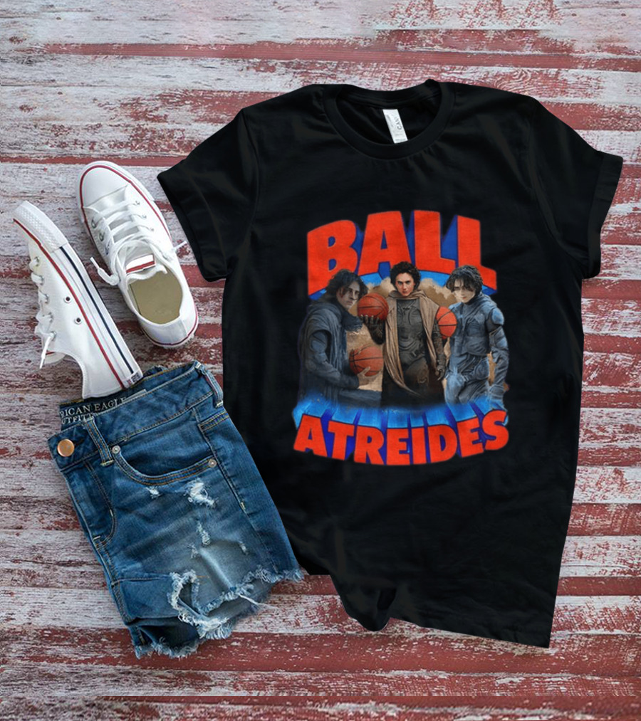 Ball Atreides Dune Timothée Chalamet New York Knicks Basketball NBA T-Shirt