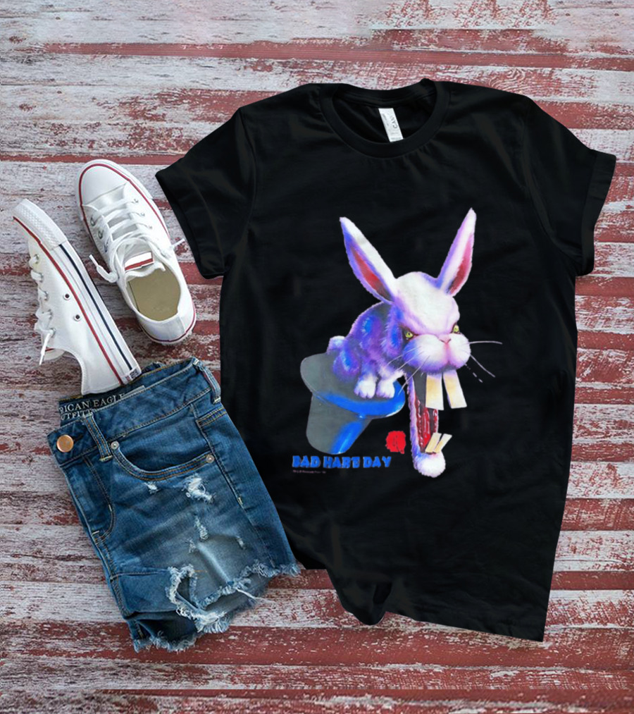Goosebumps Bad Hare Day Evil Rabbit In Hat T-Shirt