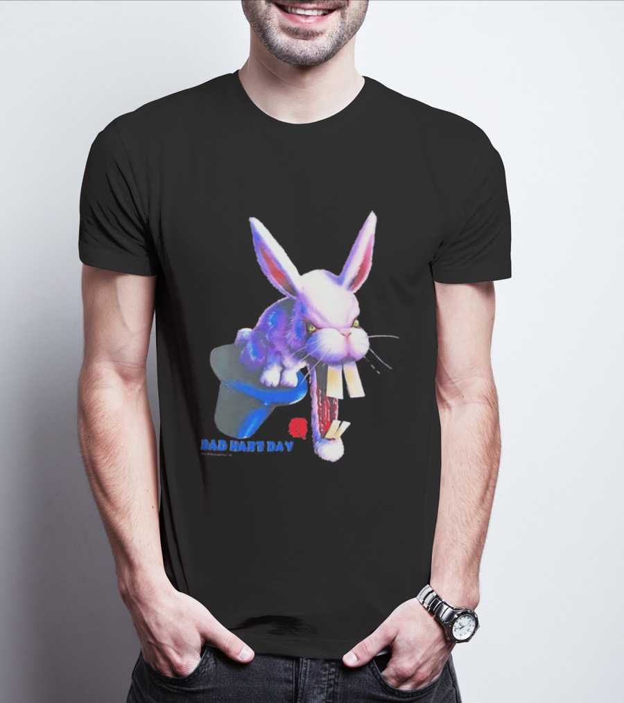 Goosebumps Bad Hare Day Evil Rabbit In Hat T-Shirt