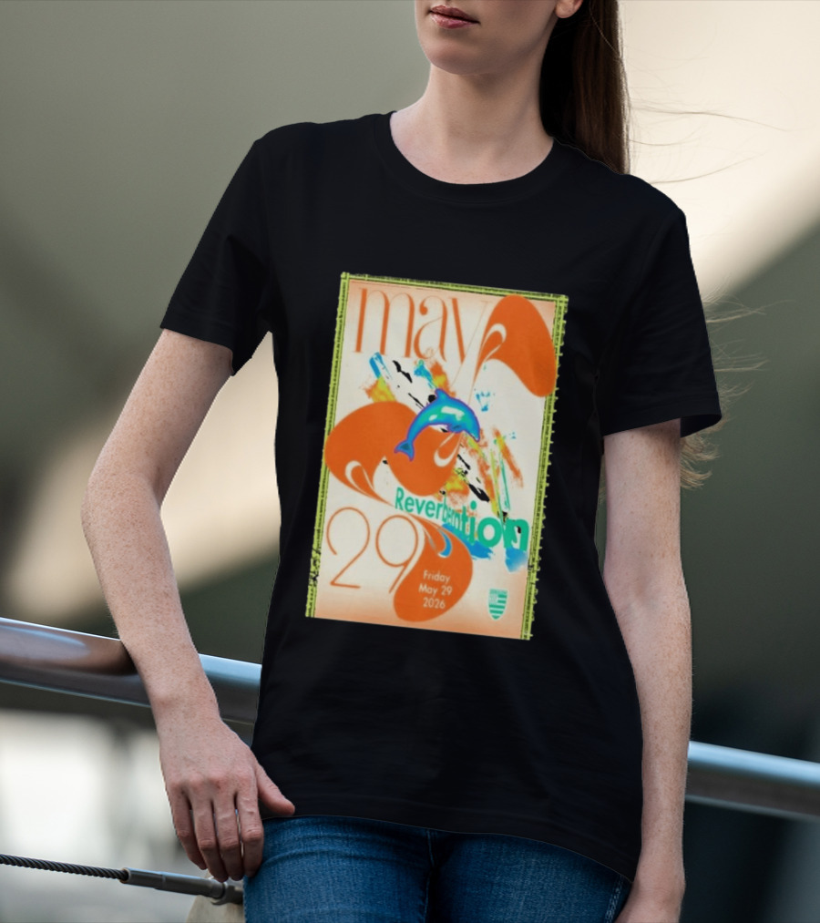 Reverberation Dolphin Event May 29 2026 Zebulon Los Angeles CA T-Shirt