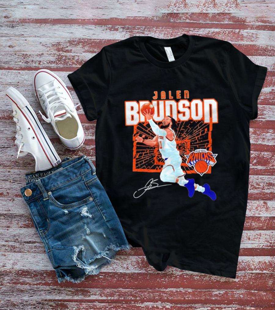 Jalen Brunson New York Knicks Breaking Barriers 2026 Season Explosion T-Shirt