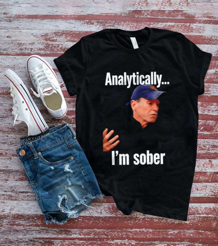 Kenny Atkinson Cleveland Cavaliers Basketball Analytically I'm Sober T-Shirt