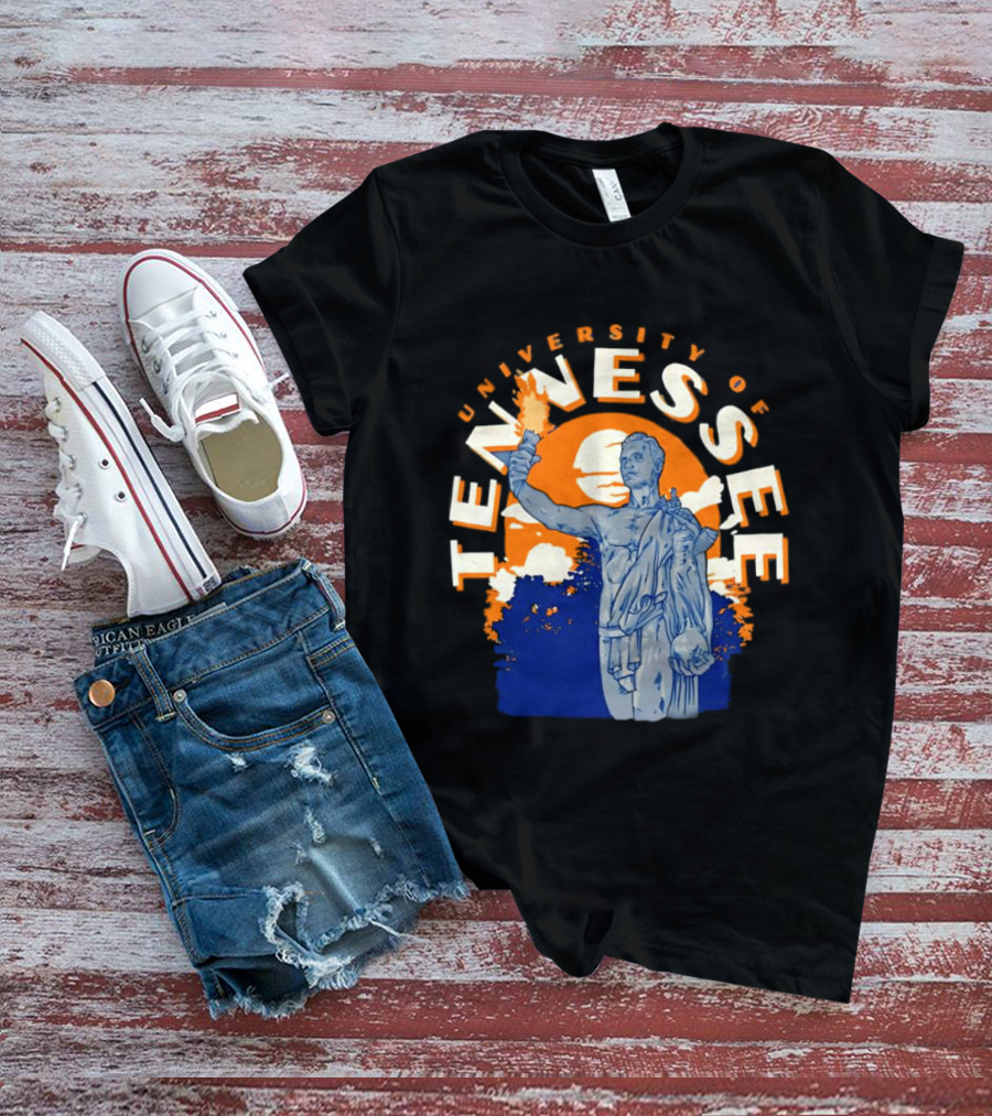 University Of Tennessee Torchbearer Sunset Scene T-Shirt