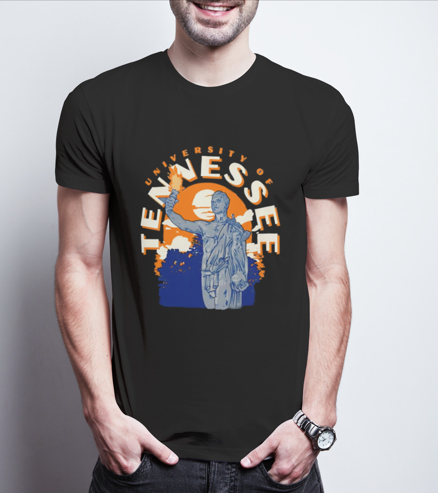 University Of Tennessee Torchbearer Sunset Scene T-Shirt