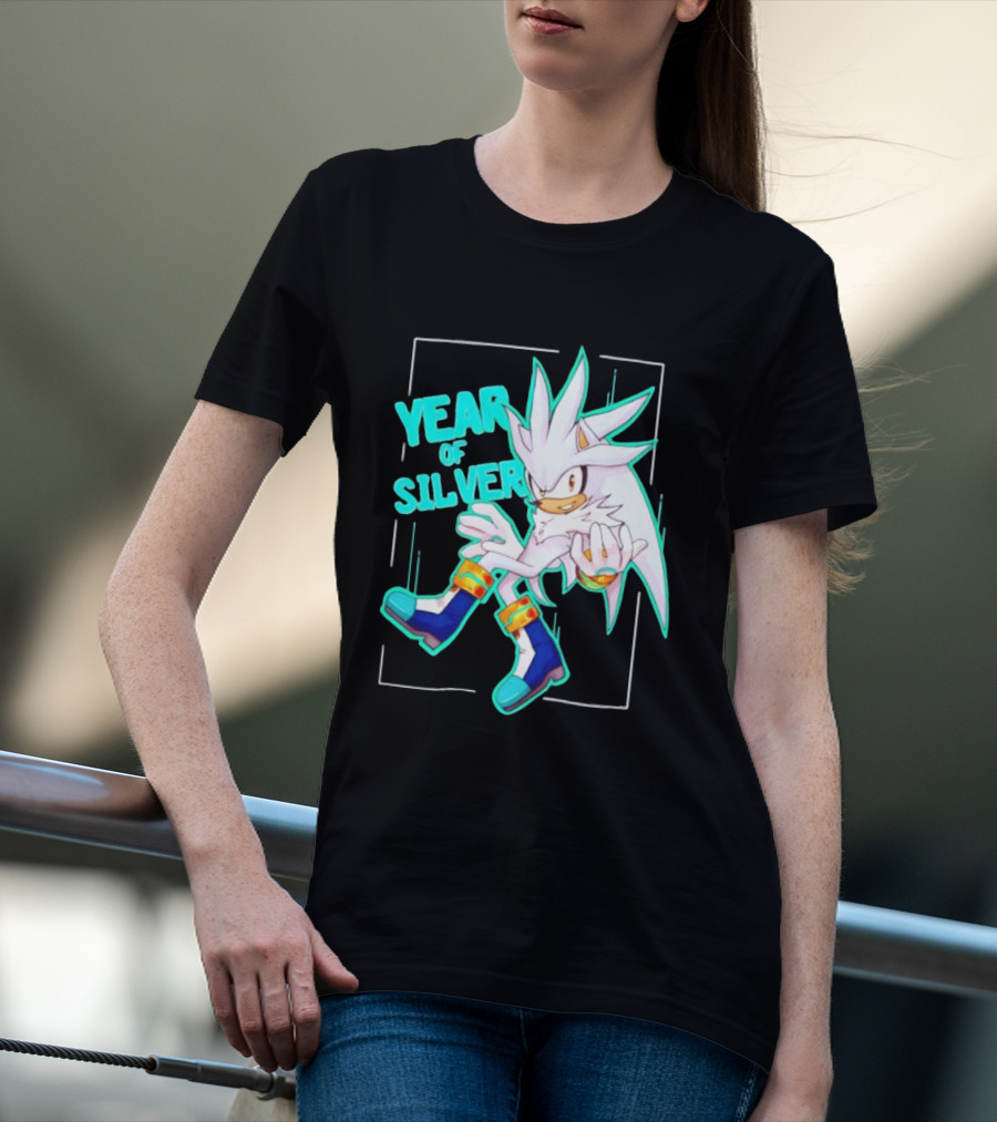 Year Of Silver Hedgehog Classic Character T-Shirt