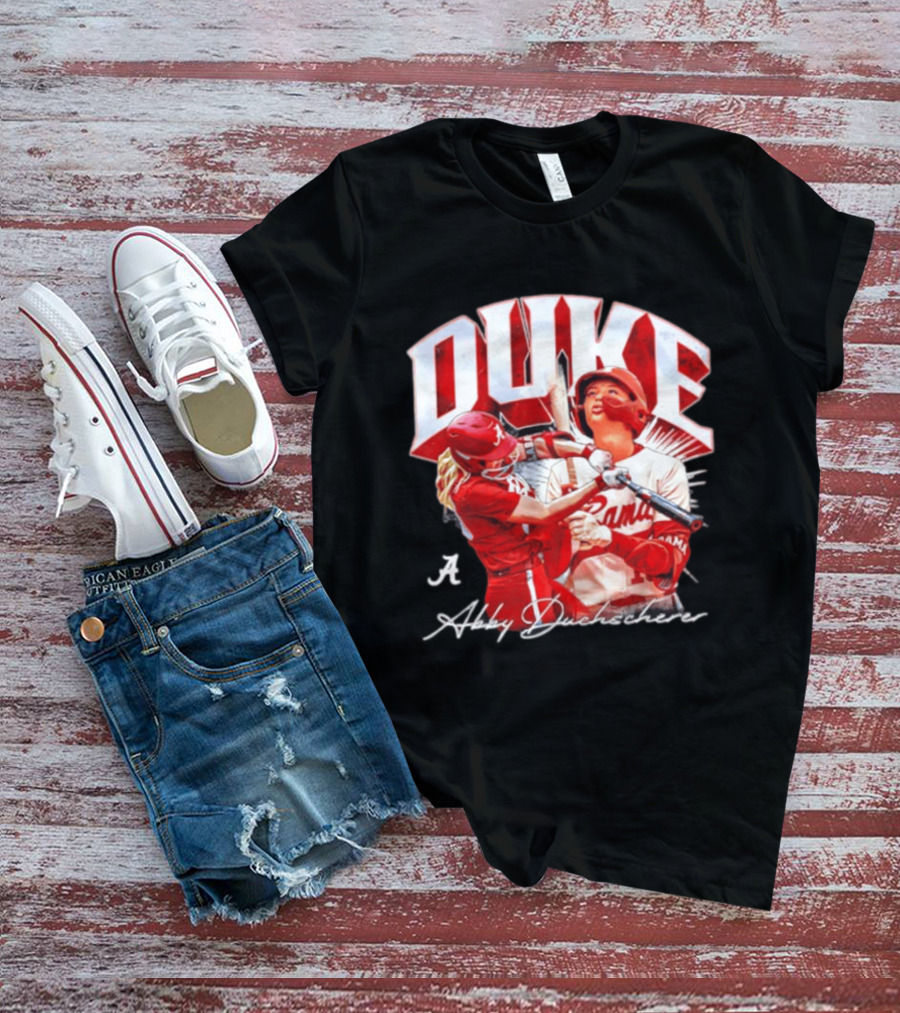 A Abby Duchscherer Alabama Crimson Tide Softball Duke T-Shirt