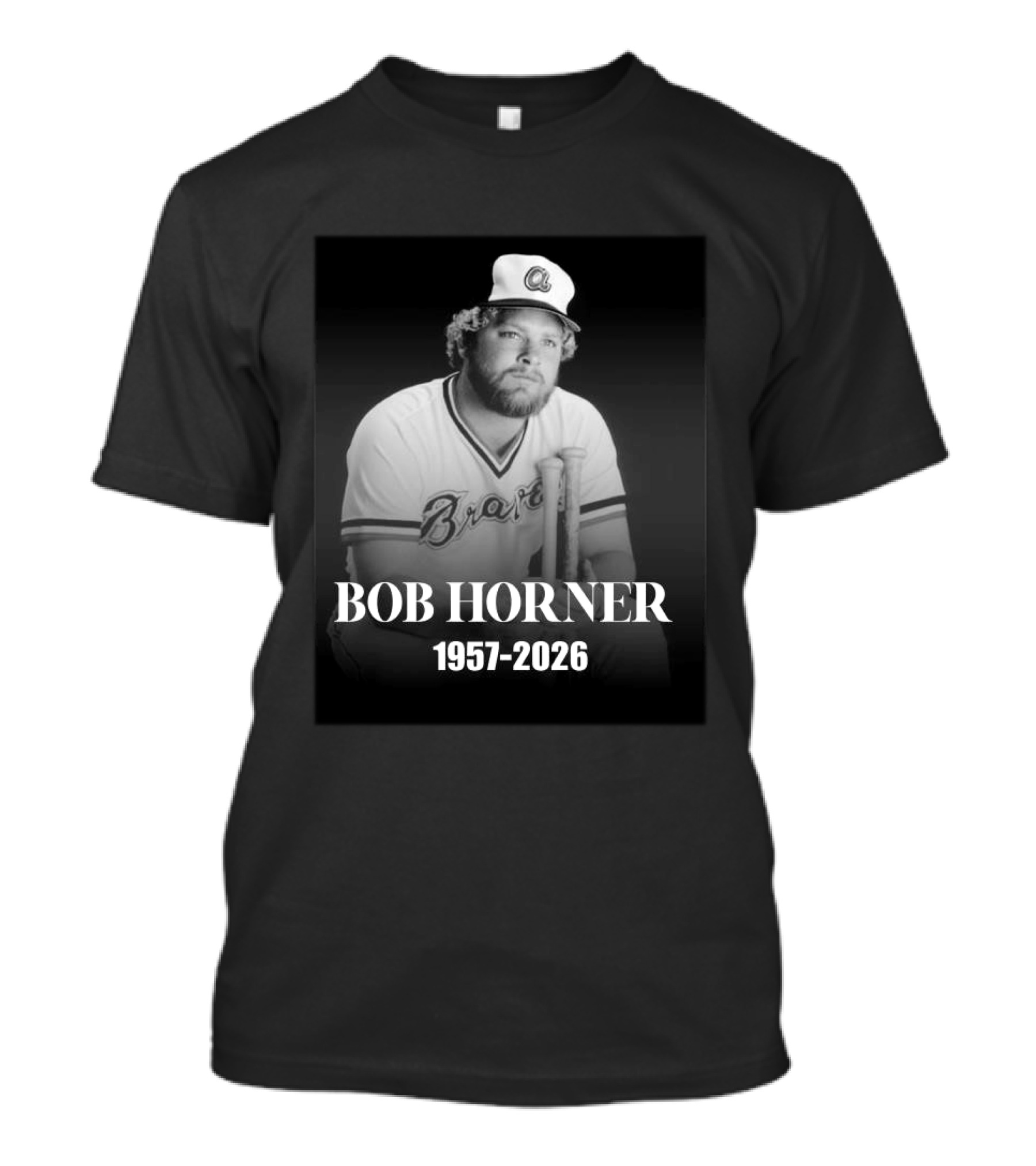 Bob Horner Braves 1957 2026 Memoriam T-Shirt