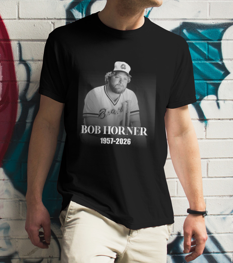 Bob Horner Braves 1957 2026 Memoriam T-Shirt