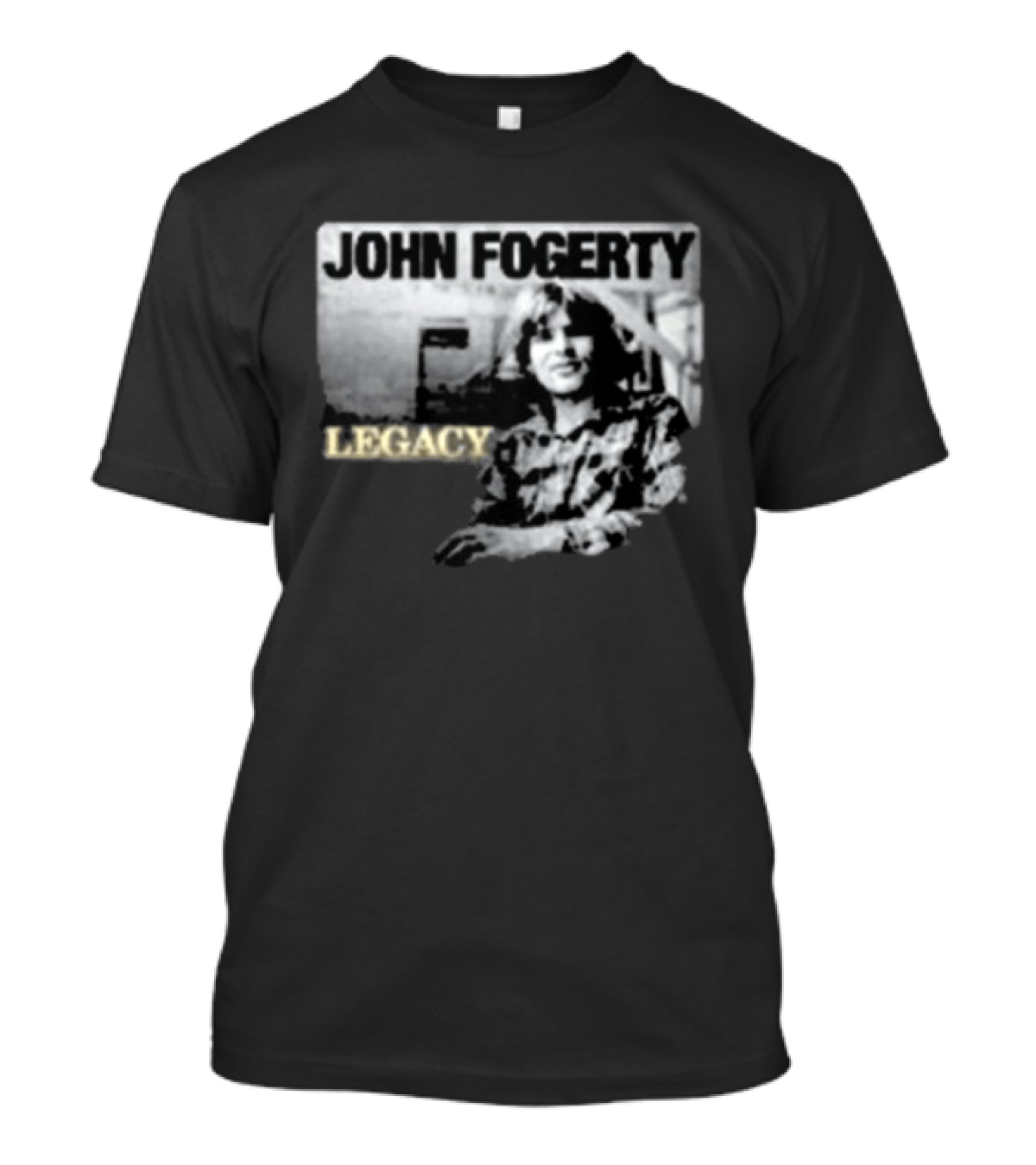 John Fogerty Legacy Black And White T-Shirt