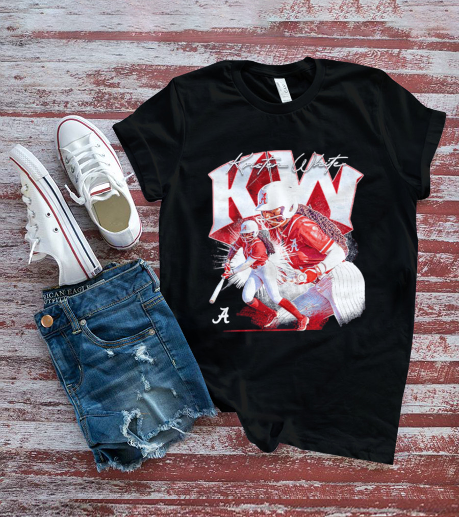 Kristen White Alabama Softball Player KW Collage T-Shirt