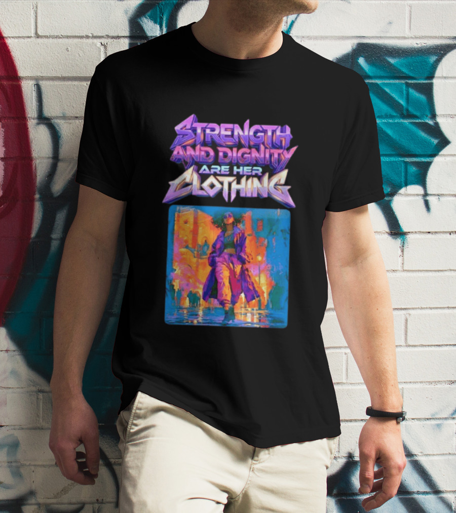 Strength And Dignity Street Girl Urban Vibes T-Shirt