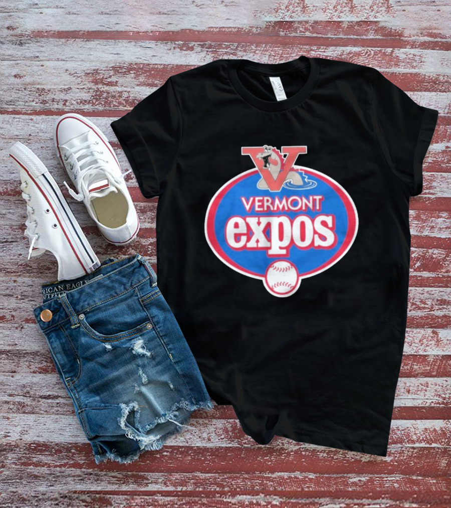 Vermont Expos Baseball Gator T-Shirt