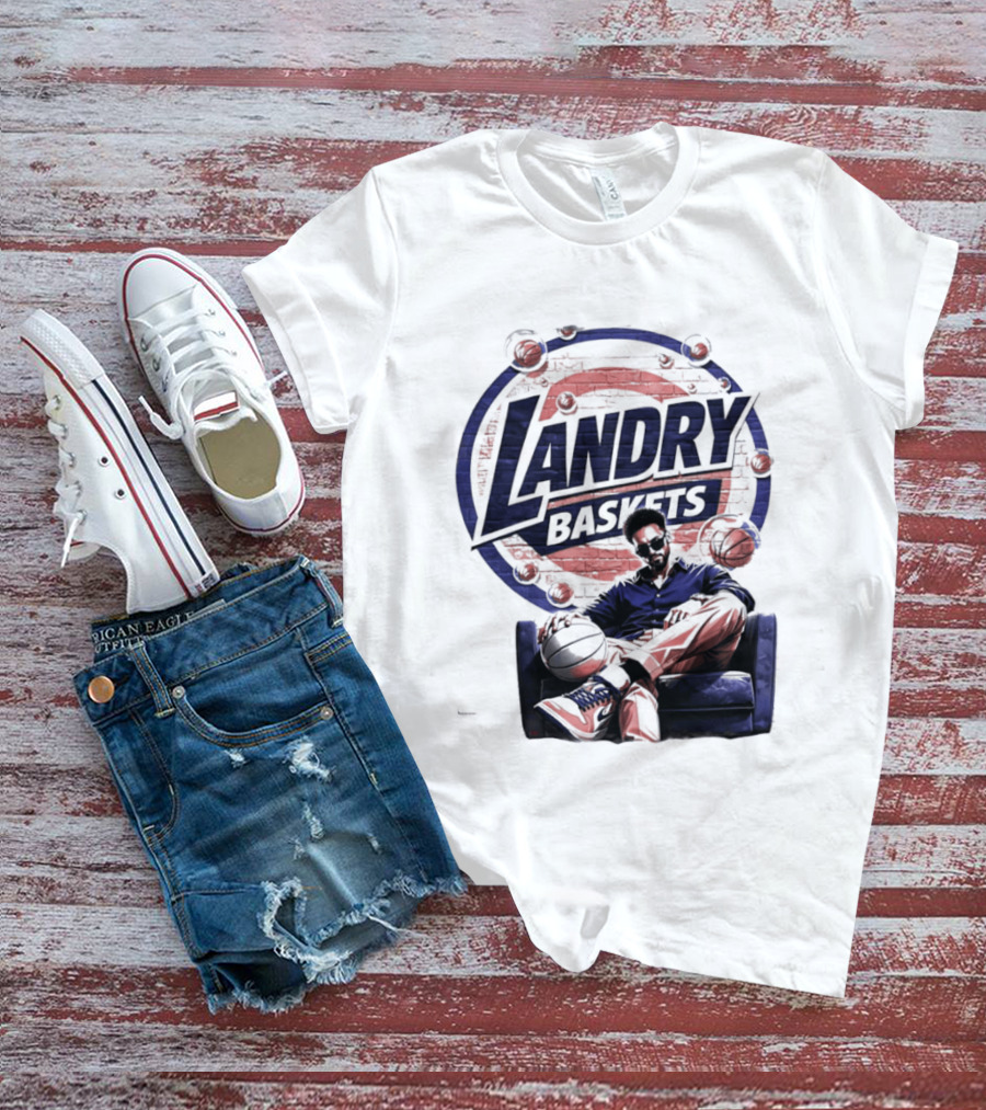 Landry Fields NBA New York Knicks Landry Baskets Basketball T-Shirt
