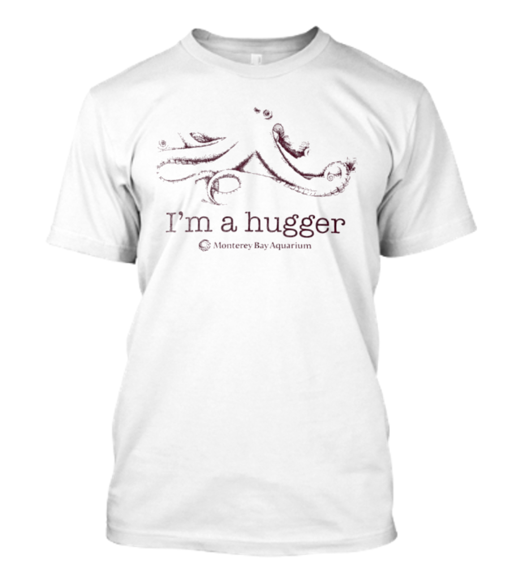 Monterey Bay Aquarium Octopus I'm A Hugger T-Shirt