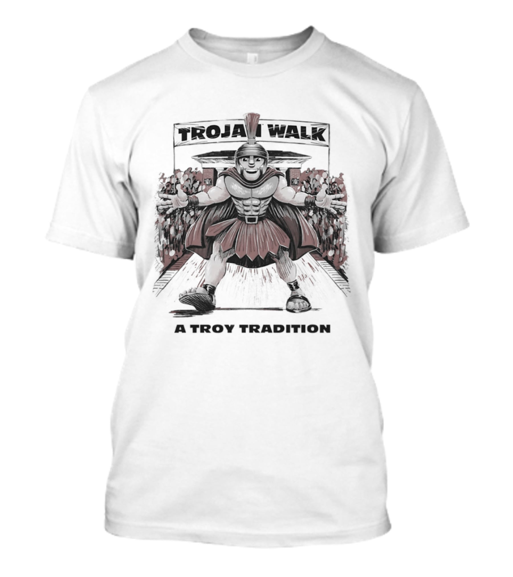 Trojan Walk A Troy Tradition Athletics Troy University Sports T-Shirt