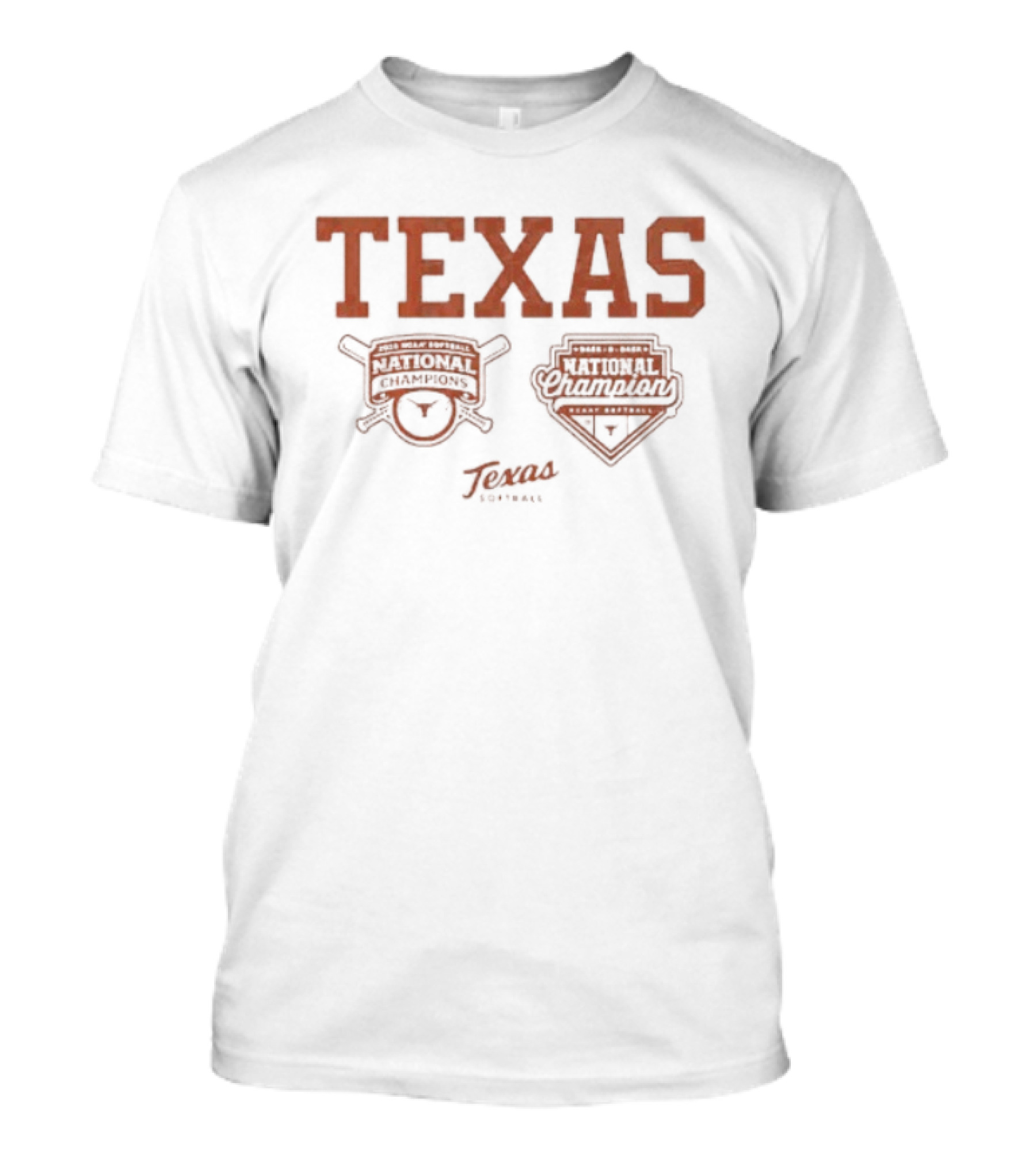 Texas Baseball National Champions Back To Back Champs 2023 2024 Victories T-Shirt