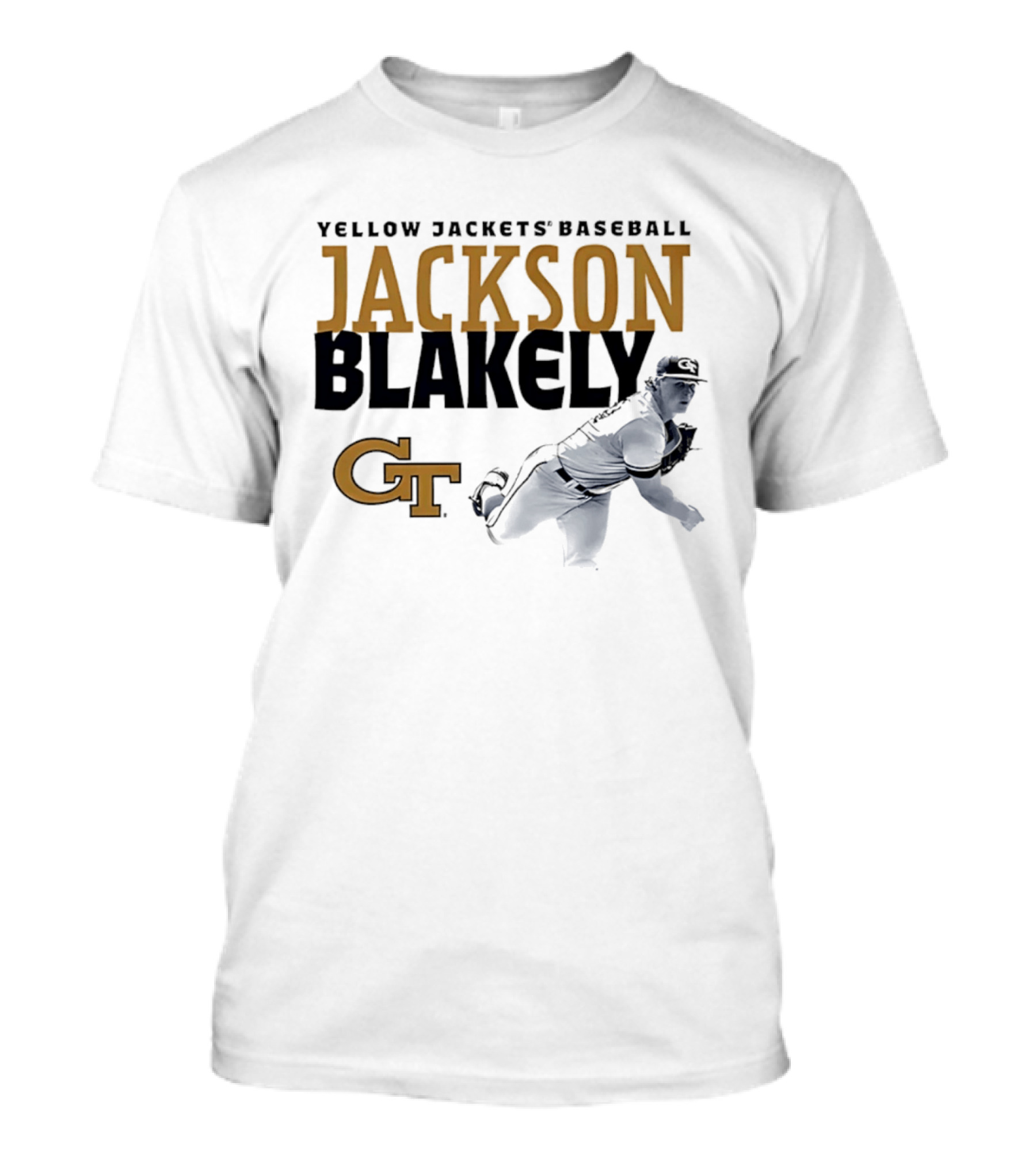 Georgia Tech Yellow Jackets Baseball Jackson Blakely GT T-Shirt