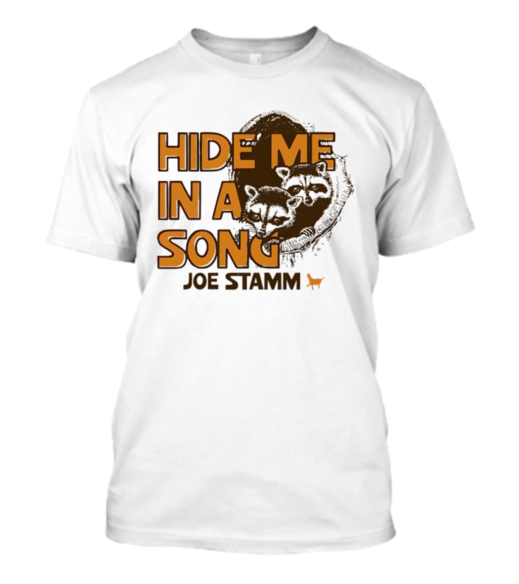 Hide Me In A Song Joe Stamm Raccoons Forest Nature T-Shirt