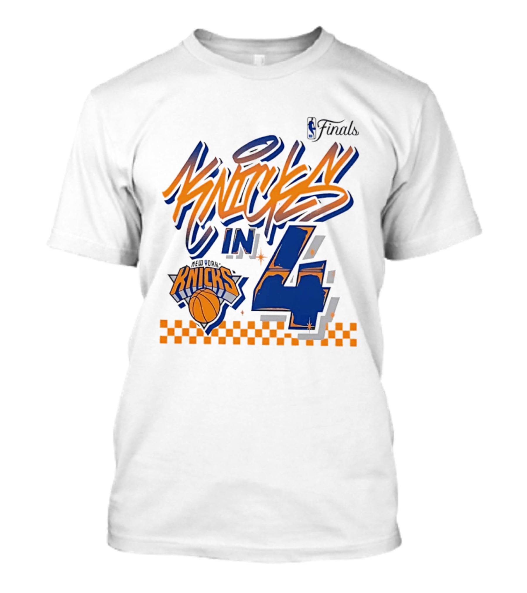 New York Knicks NBA Finals Knicks In 4 Finals Series Basketball T-Shirt