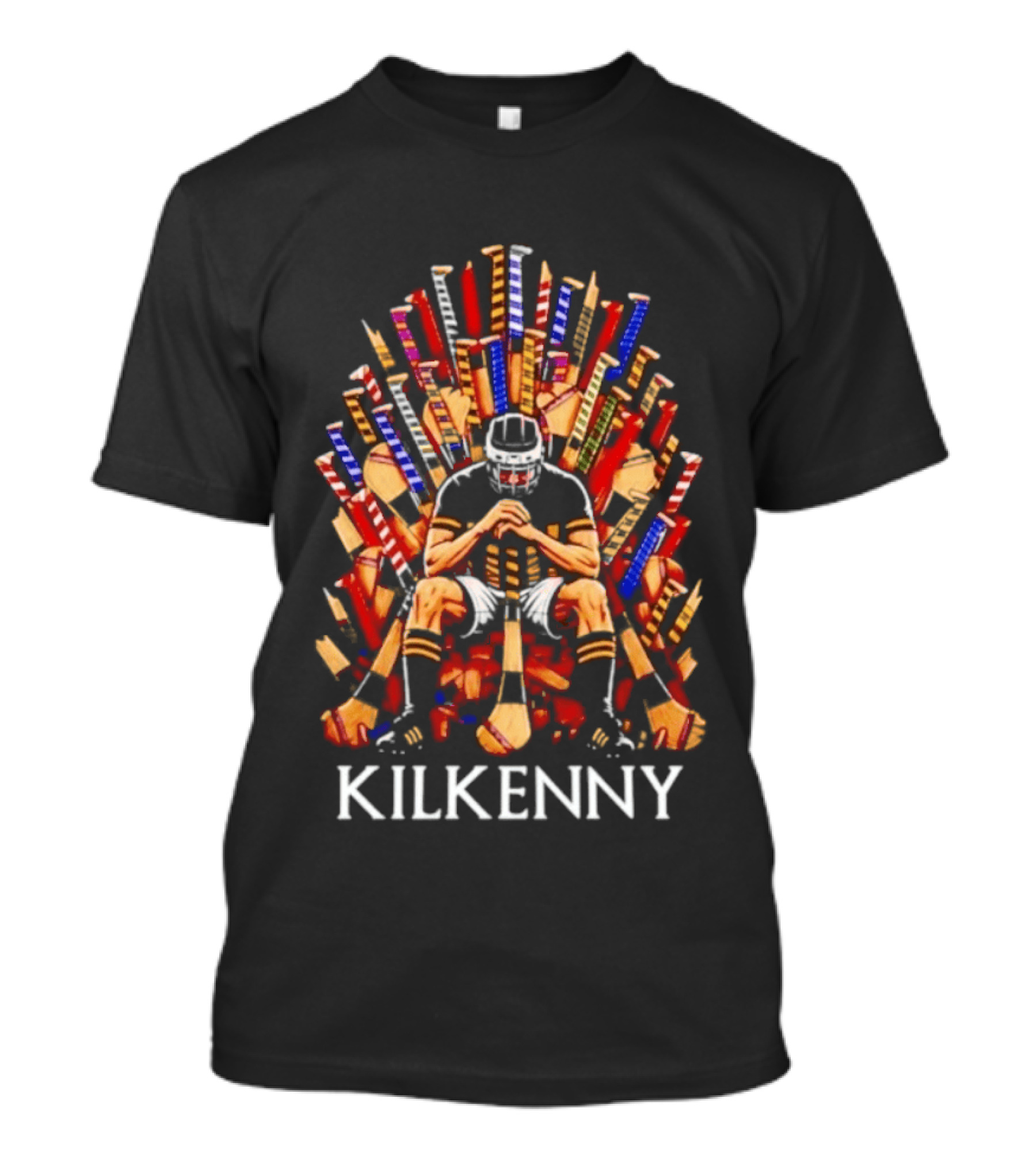 Kilkenny Hurling Iron Throne Game Of Hurls T-Shirt