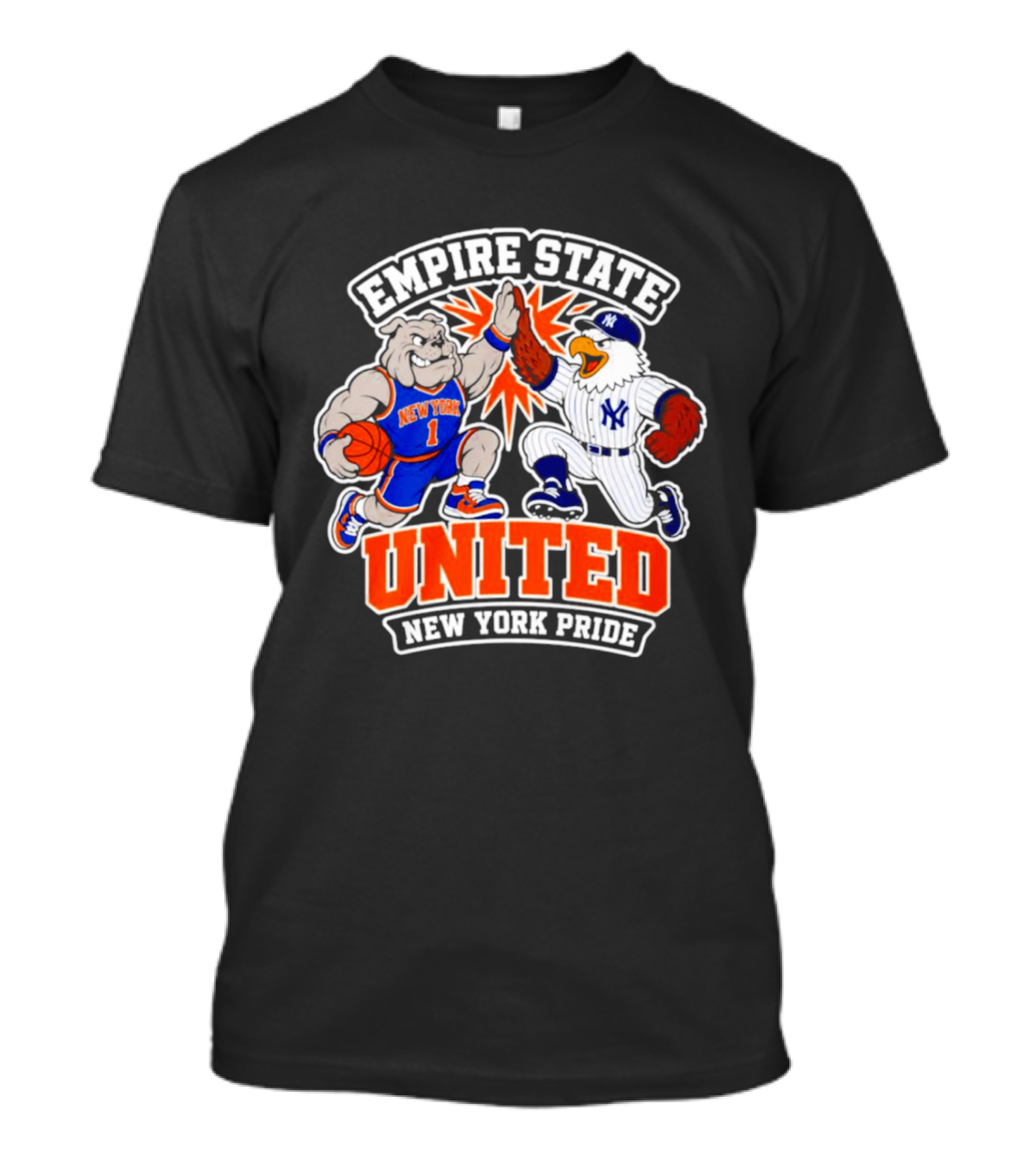 Empire State United New York Knicks Yankees Pride T-Shirt