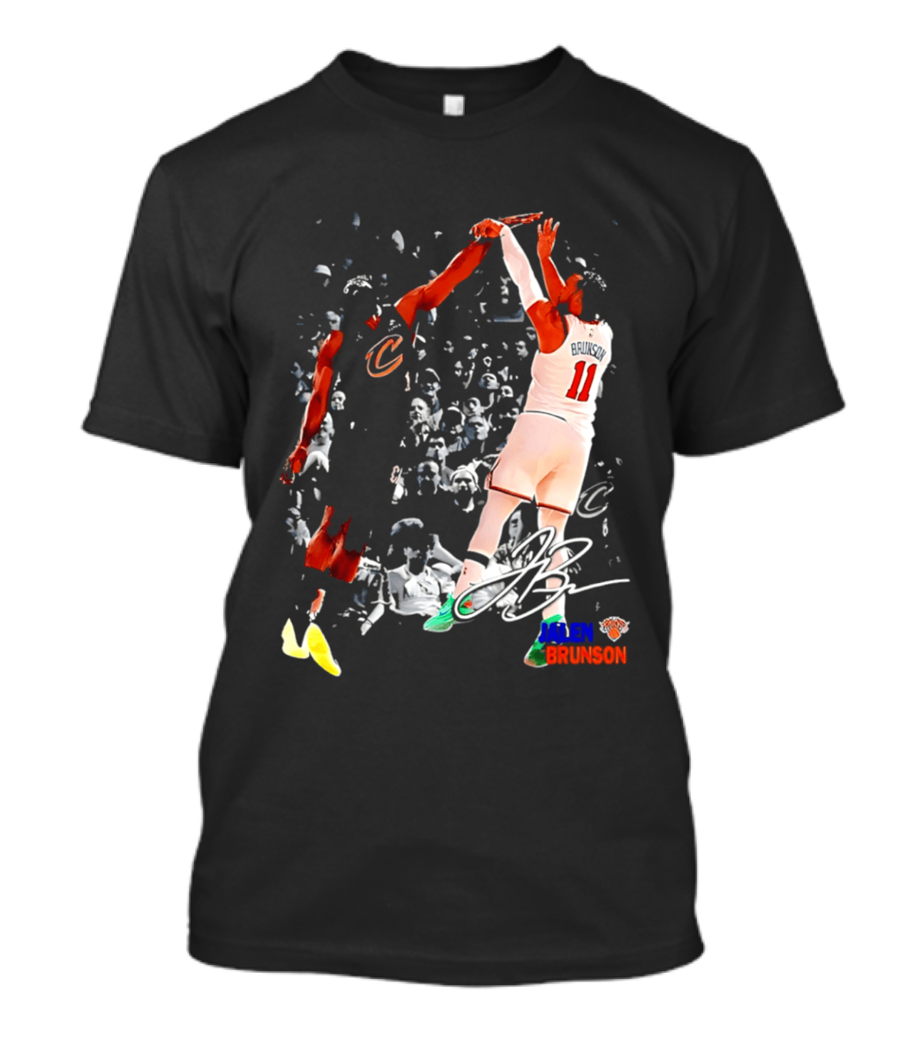 NY Knicks Jalen Brunson 11 Signature Legend Basketball Player T-Shirt