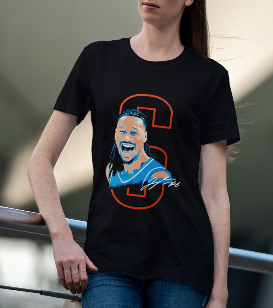 Jaylin Williams OKC Thunder #6 Cartoon T-Shirt