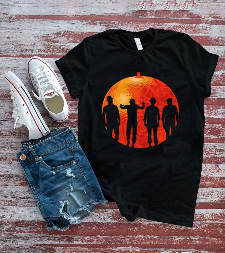 A Work Orange The Droogs Silhouettes Orange Gang T-Shirt