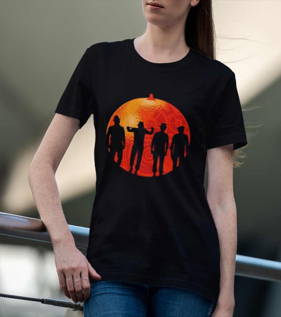 A Work Orange The Droogs Silhouettes Orange Gang T-Shirt