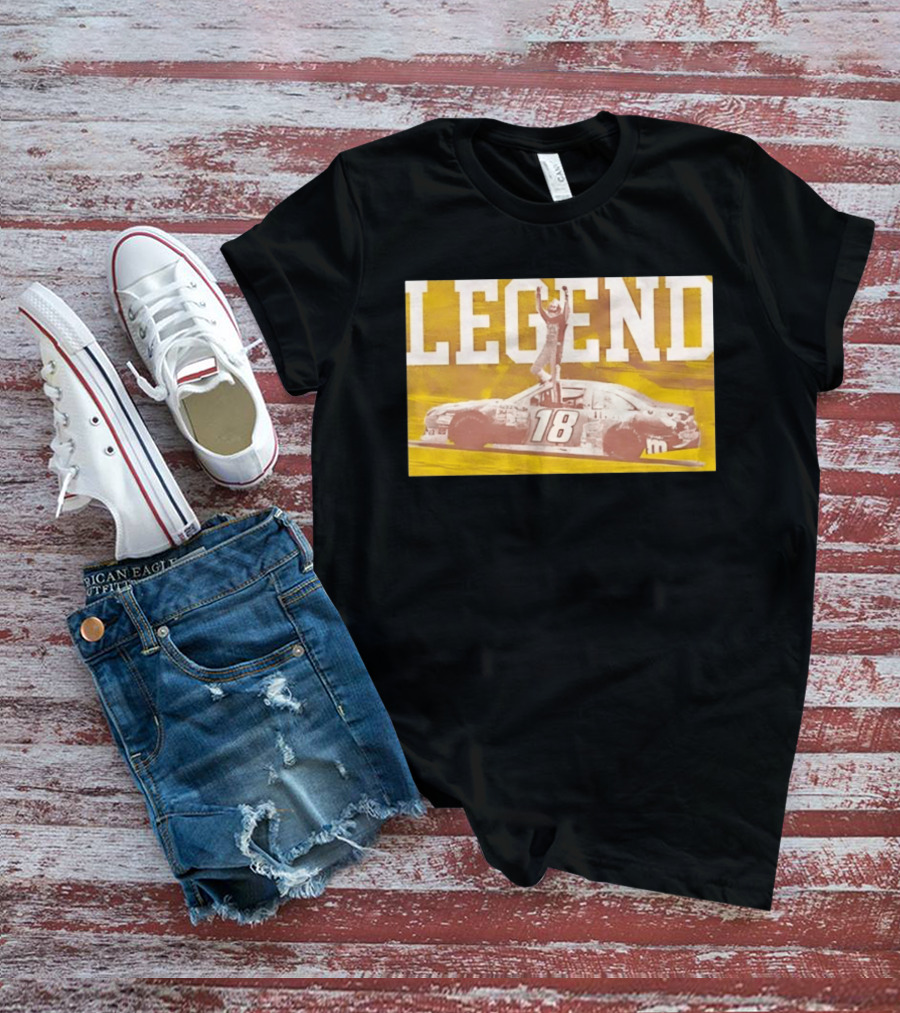Kyle Busch 18 M&M Legend NASCAR Victory Celebration T-Shirt
