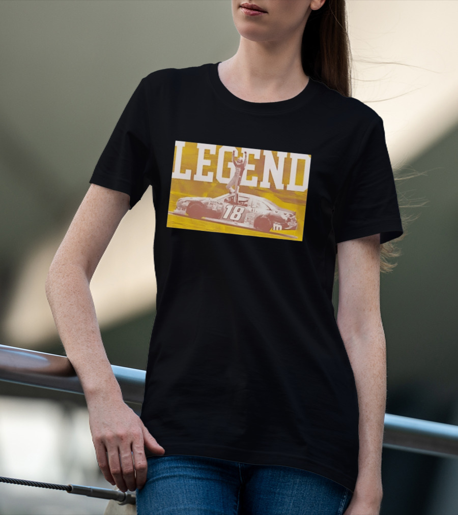 Kyle Busch 18 M&M Legend NASCAR Victory Celebration T-Shirt