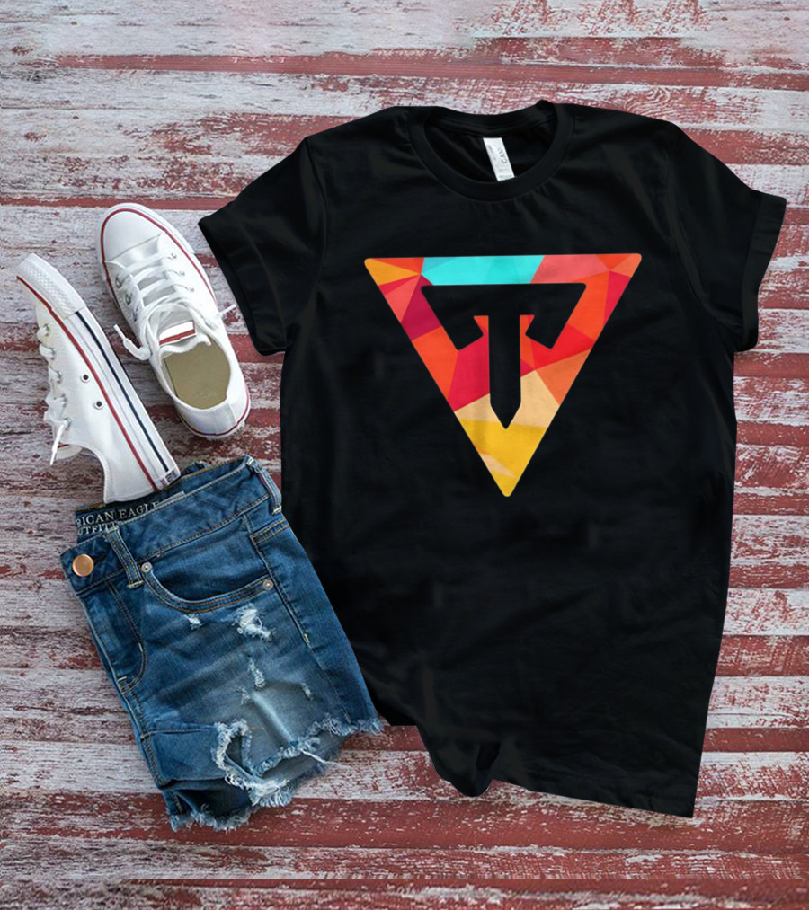 Typical Gamer Logo Colorful Triangular T-Shirt