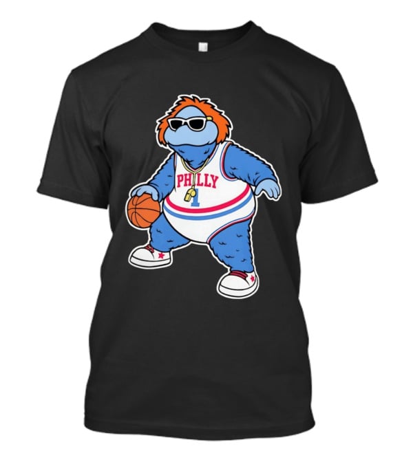 Philly Hoops Monster 76ers Hip Hop T-Shirt