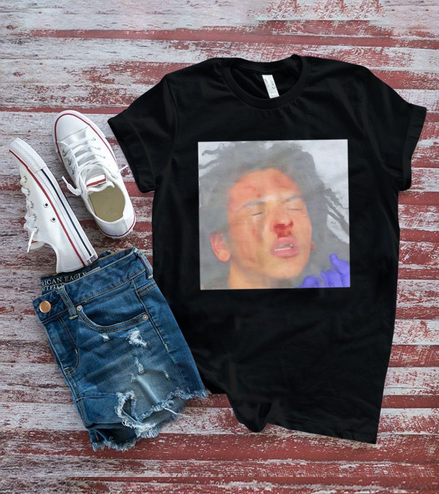 John Doe Unknown Player Generic Team Bloody Face T-Shirt