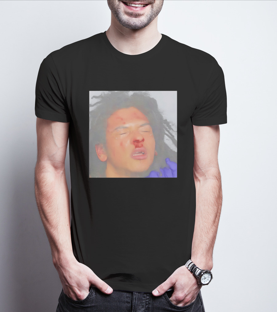 John Doe Unknown Player Generic Team Bloody Face T-Shirt