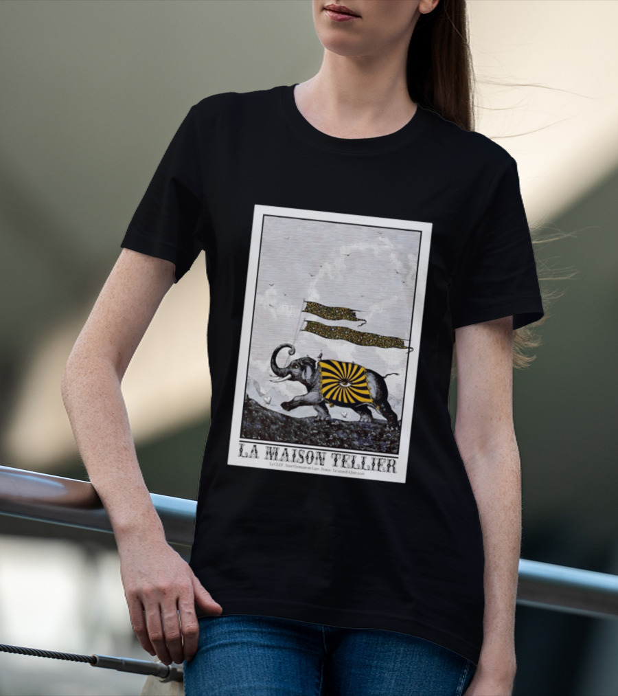 La Maison Tellier La CLEF Saint Germain En Laye Le Samedi 6 Juin 2026 Elephant T-Shirt