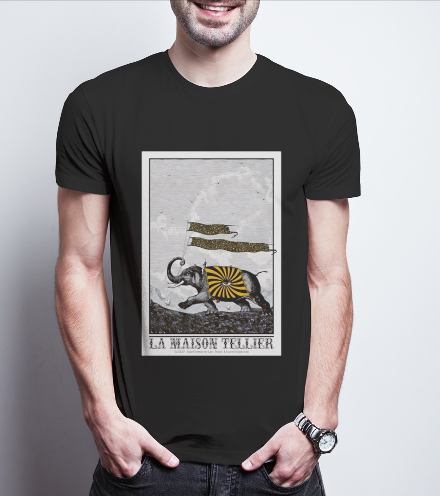 La Maison Tellier La CLEF Saint Germain En Laye Le Samedi 6 Juin 2026 Elephant T-Shirt