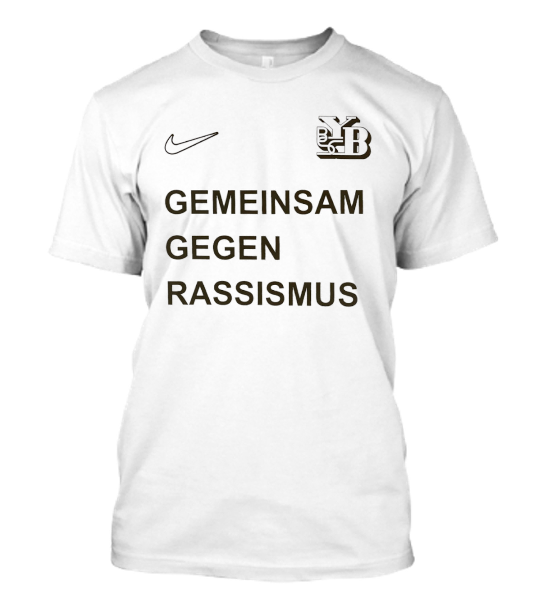 BSC Young Boys Gemeinsam Gegen Rassismus Team Nike Swoosh T-Shirt