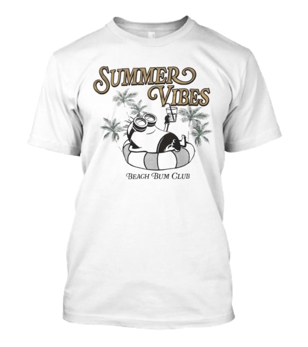 Summer Vibes Beach Bum Club Minion Despicable Me T-Shirt
