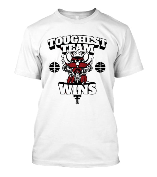 Texas Tech Red Raiders Toughest Team Wins Masked Rider Basketball T-Shirt