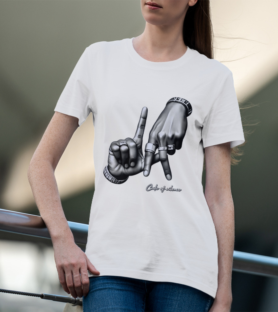 Code Of Silence LA Hand Gesture T-Shirt