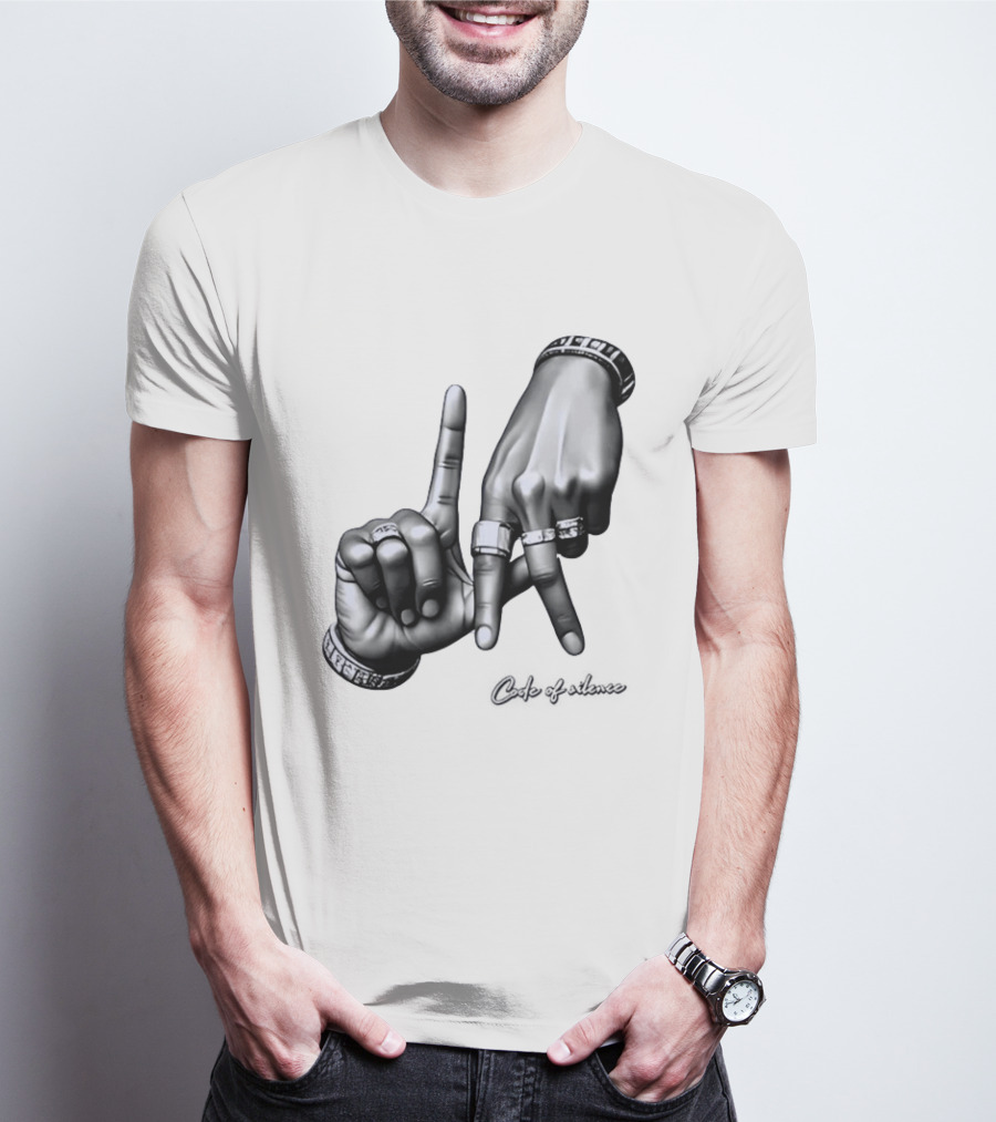 Code Of Silence LA Hand Gesture T-Shirt