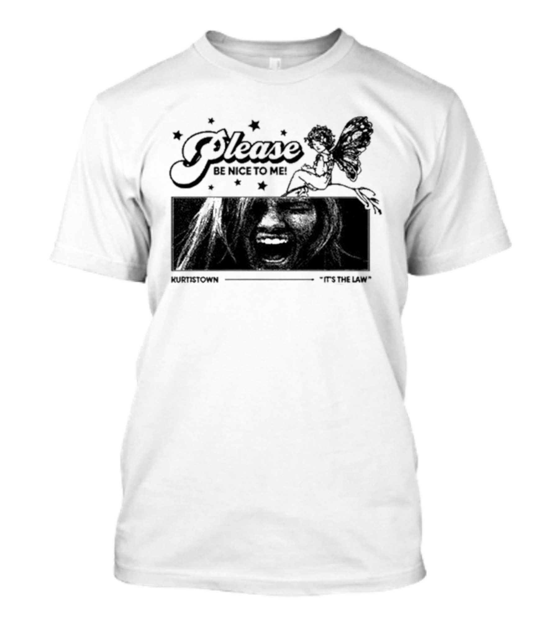 Please Be Nice To Me Fairy Kurtis Conner PBNTM Screaming T-Shirt