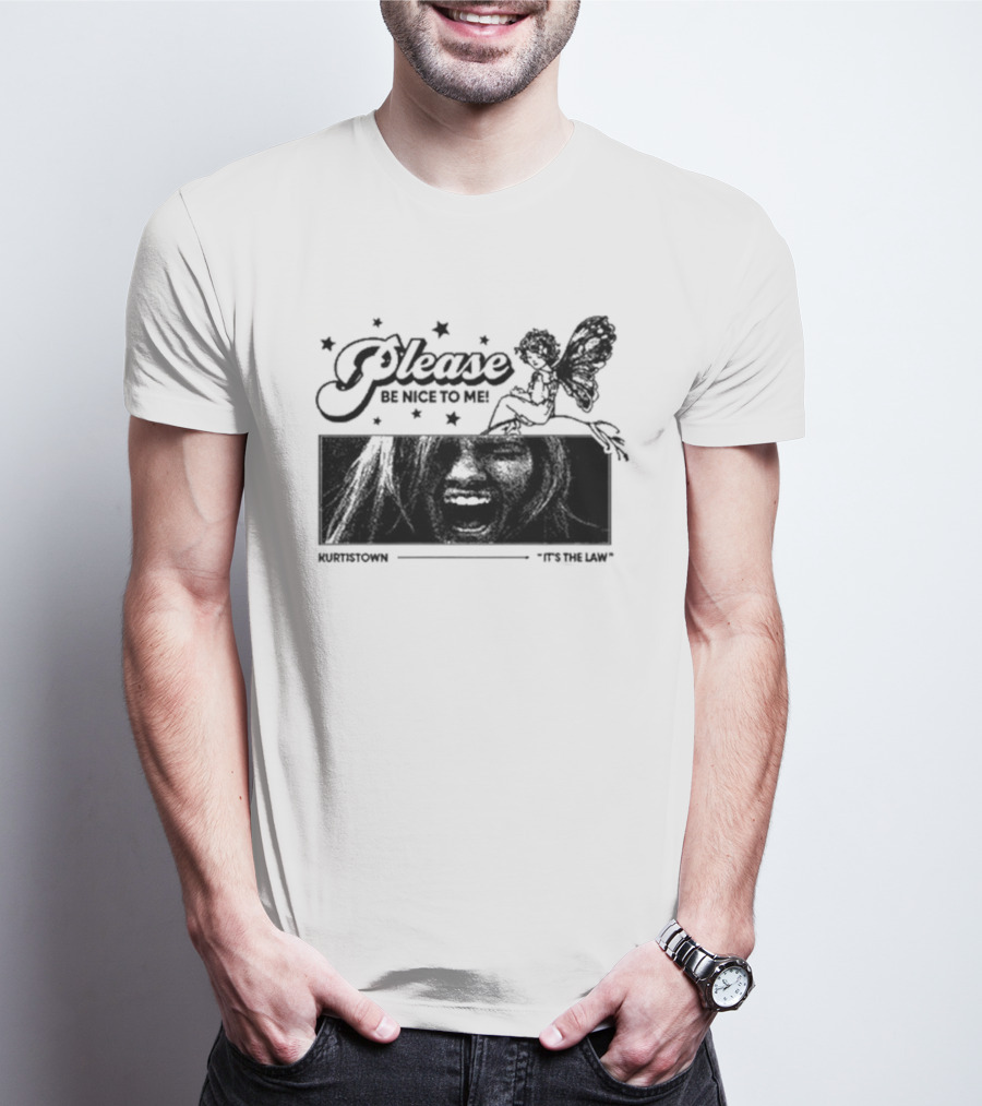 Please Be Nice To Me Fairy Kurtis Conner PBNTM Screaming T-Shirt