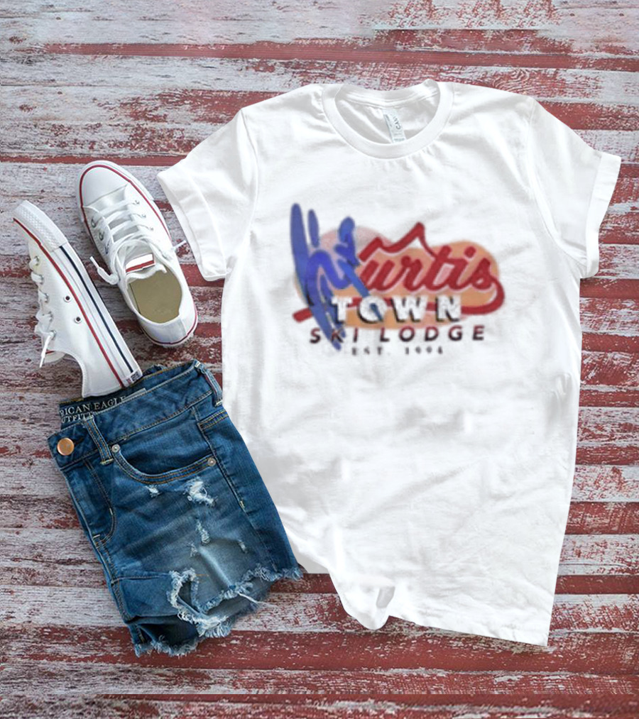 Kurtis Conner Ski Lodge Est 1994 Retro Winter Lodge T-Shirt
